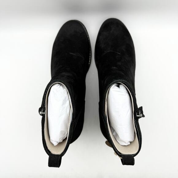 Sofft Womens Emeline Boots US 9.5M EU 41 Black Wedge Waterproof Suede NIB - Picture 11 of 13